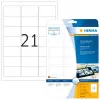 Pašlīmējošas printera etiķetes HERMA Labels A4 63,5x38,1 mm balts papīrs spīdīgas 525 gab.