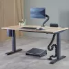 Fellowes 100136875 CPU turētājs Zem galda CPU turētājs Melns