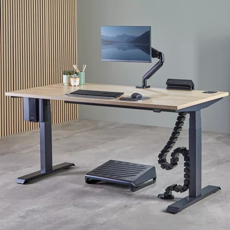 Fellowes 100136875 CPU turētājs Zem galda CPU turētājs Melns