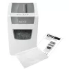 Leitz IQ plāns mājas biroja papīra smalcinātājs P4, šķērssmalcināšana, 22 cm, 4 x 28 mm, 23 L, 225 loksnes, 58 dB