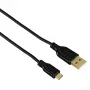Hama 0.75m, USB2.0-A/USB2.0 Micro-B USB kabelis USB A Micro-USB B Melns