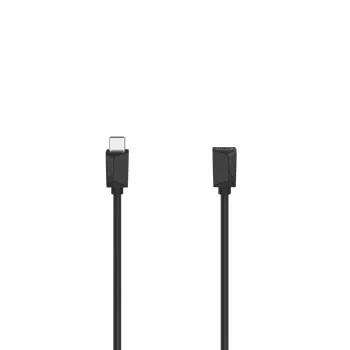 Hama Full-Featured USB kabelis USB 3.2 Gen 1 (3.1 Gen 1) 0,5 m USB C Melns