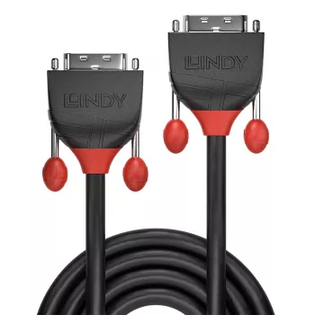 Lindy 5m DVI-D vienas saites kabelis, Melns Line, 5 m, DVI-D, DVI-D, vīrišķais, vīrišķais, melns