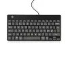 R-Go Tools Ergonomiskā tastatūra R-Go Compact Break, kompakta tastatūra ar pārtraukumu programmatūru, QWERTY (Ziemeļvalstu), vadu, melna