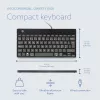 R-Go Tools Ergonomiskā tastatūra R-Go Compact Break, kompakta tastatūra ar pārtraukumu programmatūru, QWERTY (Ziemeļvalstu), vadu, melna