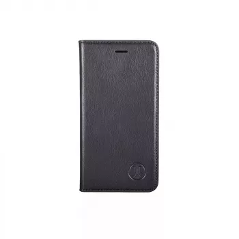 JT BERLIN BookCase Tegel melns ādas maciņš iPhone 15 (15,5 cm)