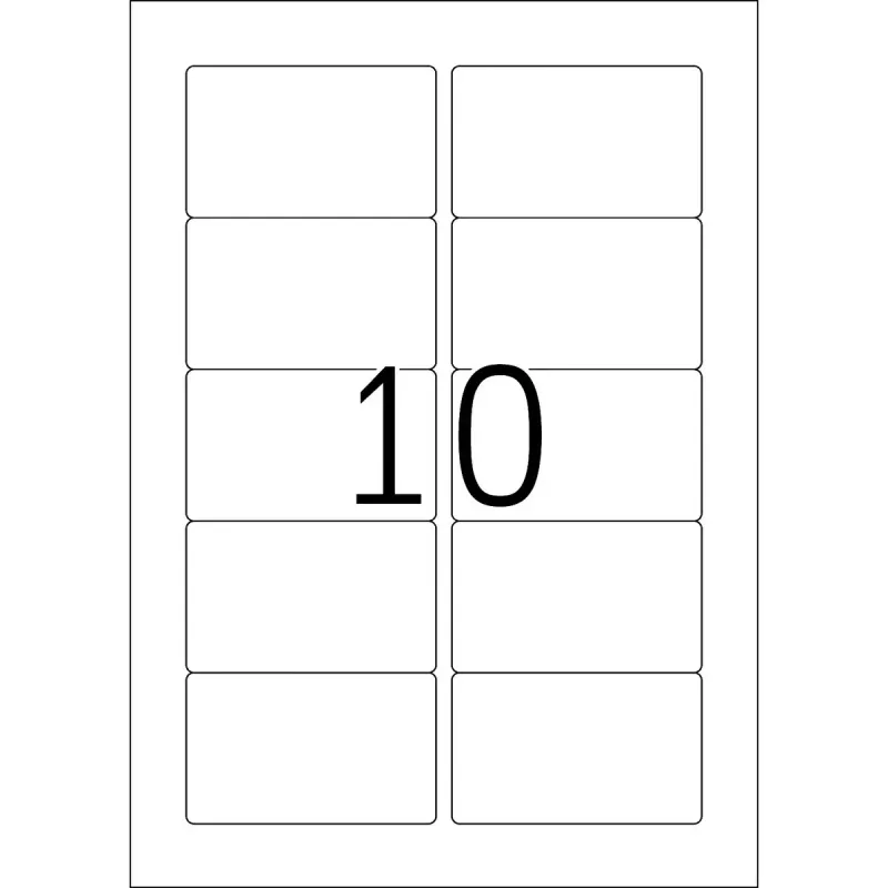 Pašlīmējošās printera etiķetes HERMA Labels Premium A4 83,8x50,8 mm