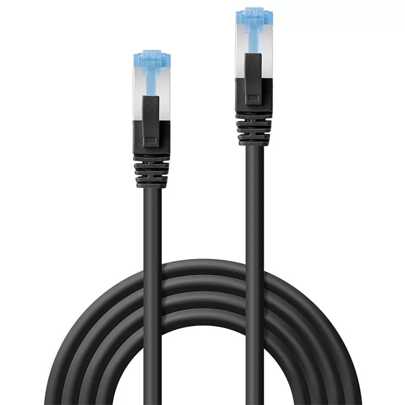 Lindy 47415 tīkla kabelis Melns 3 m Cat6a S/FTP (S-STP)