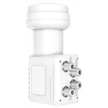 Hama 00205376 zemas trokšņa bloka pārveidotājs (LNB) 10.7 - 12.75 GHz Balts
