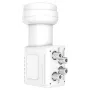 Hama 00205376 zemas trokšņa bloka pārveidotājs (LNB) 10.7 - 12.75 GHz Balts