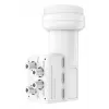Hama 00205376 zemas trokšņa bloka pārveidotājs (LNB) 10.7 - 12.75 GHz Balts
