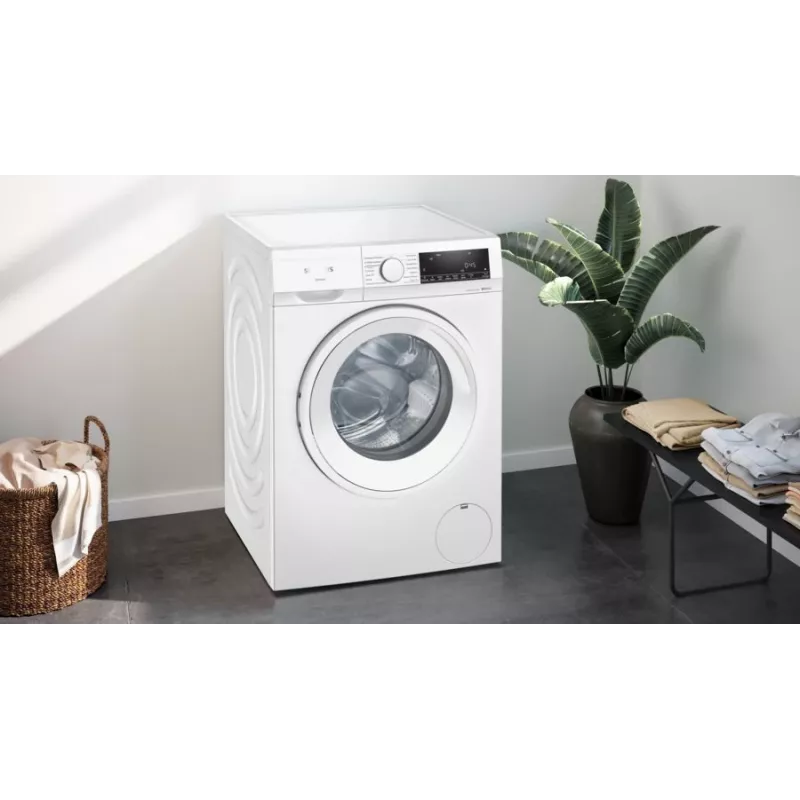 Siemens iQ300 WN34A141 veļas mazgājamā mašīna ar žāvētāju Brīvstāvoša Ielādēšana no priekšas Balts