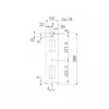 Stiprinājuma svira Multibrackets M VESA Flexarm Thin Melns