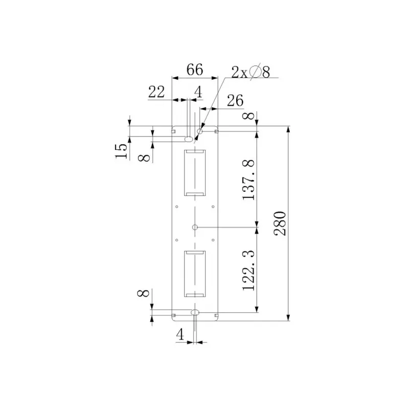 Stiprinājuma svira Multibrackets M VESA Flexarm Thin Melns
