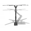 Manhattan sienas stiprinājums televizoriem un monitoriem (pilna kustība), ekrāniem no 32 collām līdz 55 collām, VESA saderība: viss starp 100x100 mm līdz 400x400 mm – pārbaudiet četru montāžas caurumu izmērus ekrāna aizmugurē, lai nodrošinātu atbilstību, maks. 30 kg, melns, kronšteins