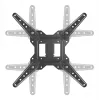 Manhattan sienas stiprinājums televizoriem un monitoriem (pilna kustība), ekrāniem no 32 collām līdz 55 collām, VESA saderība: viss starp 100x100 mm līdz 400x400 mm – pārbaudiet četru montāžas caurumu izmērus ekrāna aizmugurē, lai nodrošinātu atbilstību, maks. 30 kg, melns, kronšteins