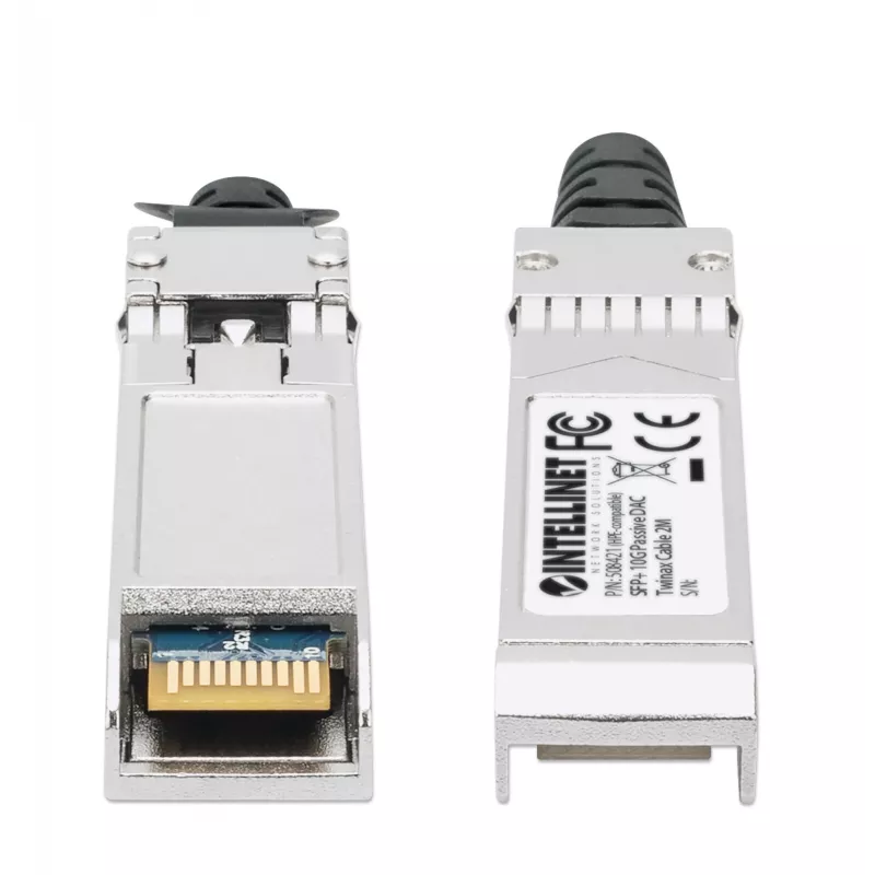 Intellinet 2m 10G SFP+ Passive Direct Attach Copper Twinax kabelis 30AWG HP Saderīga