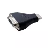 DELL 492-11681 kabeļu adapteris 19-pin HDMI-A vīrietis uz 24-pin DVI sieviete, melns