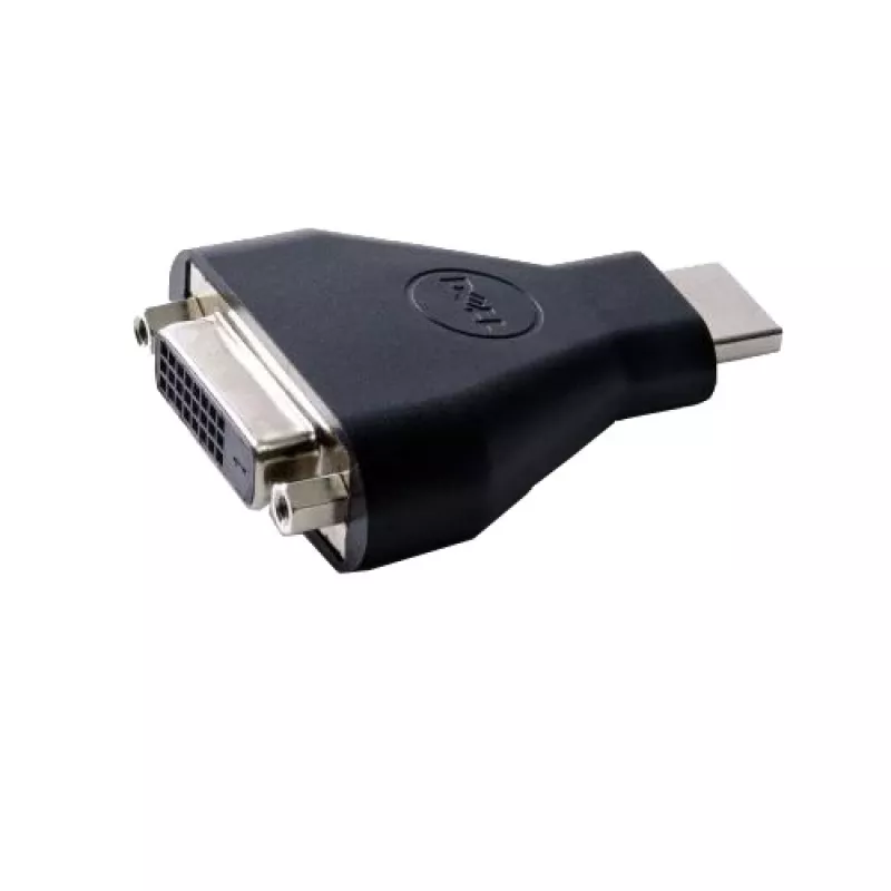 DELL 492-11681 kabeļu adapteris 19-pin HDMI-A vīrietis uz 24-pin DVI sieviete, melns