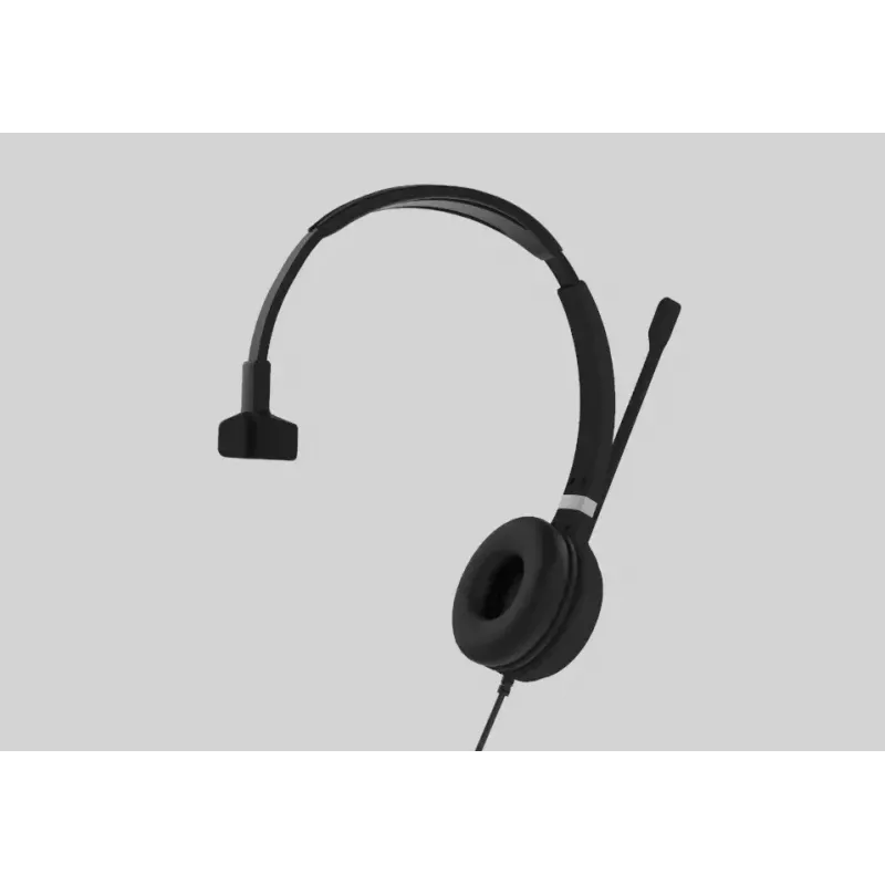 Yealink UH36 Mono austiņas, vadu, galvas lente, Birojs/Zvanu centrs, USB Type-A, melns, sudraba