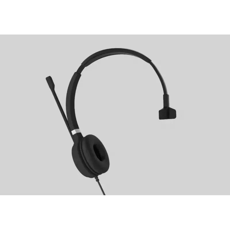 Yealink UH36 Mono austiņas, vadu, galvas lente, Birojs/Zvanu centrs, USB Type-A, melns, sudraba