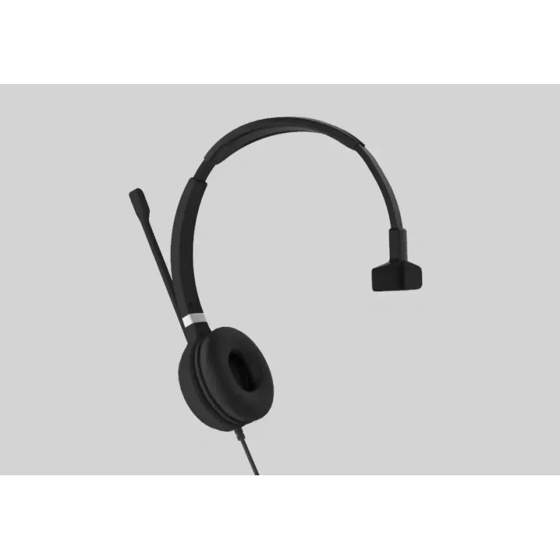 Yealink UH36 Mono austiņas, vadu, galvas lente, Birojs/Zvanu centrs, USB Type-A, melns, sudraba