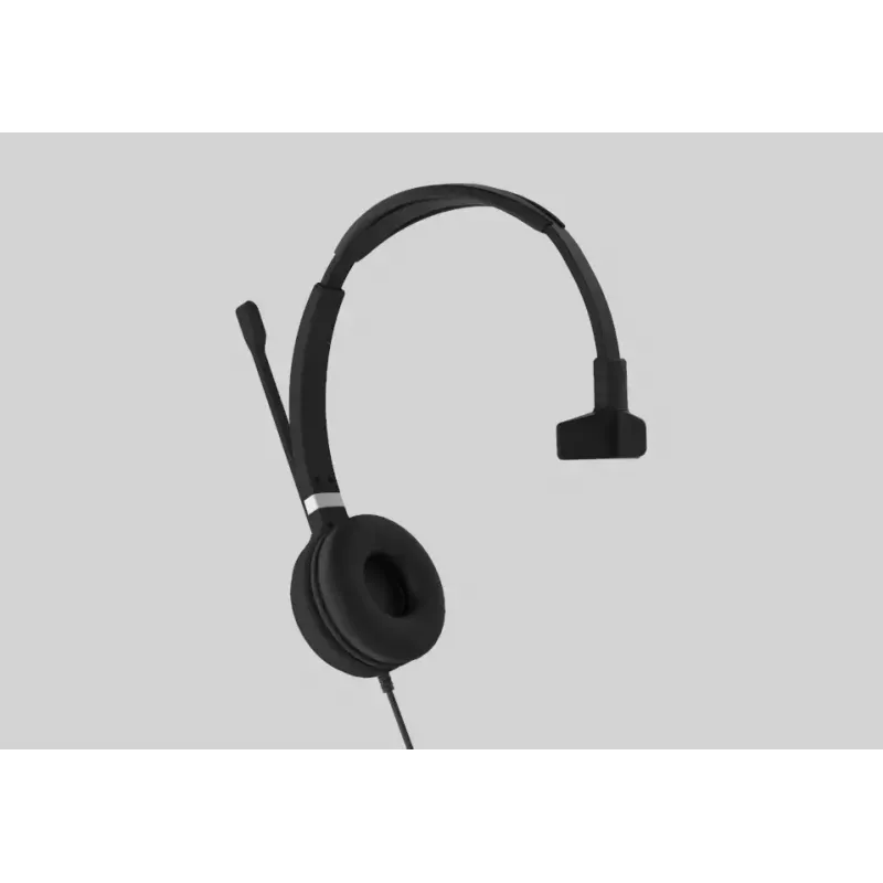 Yealink UH36 Mono austiņas, vadu, galvas lente, Birojs/Zvanu centrs, USB Type-A, melns, sudraba