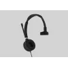 Yealink UH36 Mono austiņas, vadu, galvas lente, Birojs/Zvanu centrs, USB Type-A, melns, sudraba