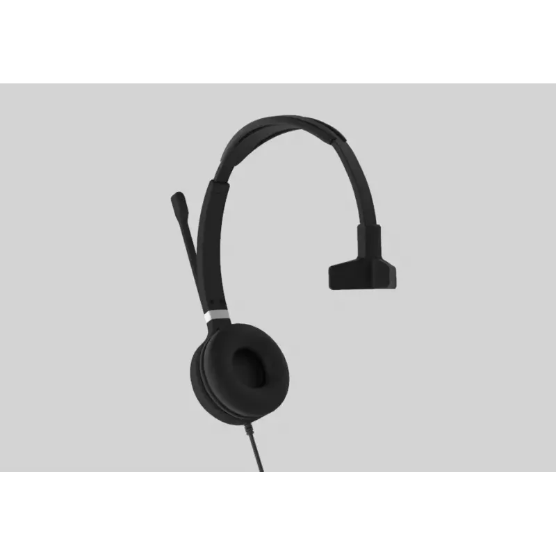 Yealink UH36 Mono austiņas, vadu, galvas lente, Birojs/Zvanu centrs, USB Type-A, melns, sudraba