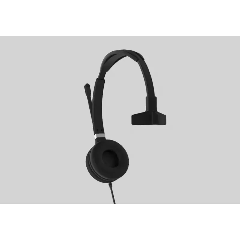 Yealink UH36 Mono austiņas, vadu, galvas lente, Birojs/Zvanu centrs, USB Type-A, melns, sudraba