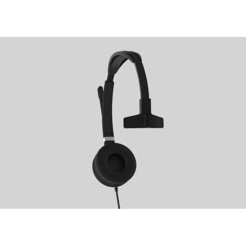 Yealink UH36 Mono austiņas, vadu, galvas lente, Birojs/Zvanu centrs, USB Type-A, melns, sudraba