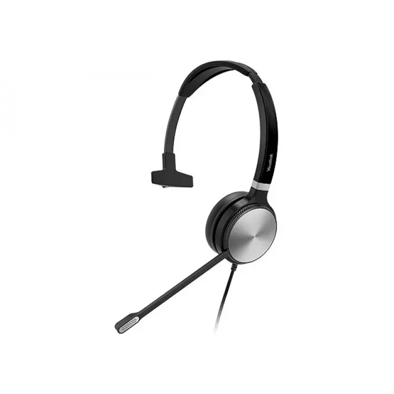 Yealink UH36 Mono austiņas, vadu, galvas lente, Birojs/Zvanu centrs, USB Type-A, melns, sudraba