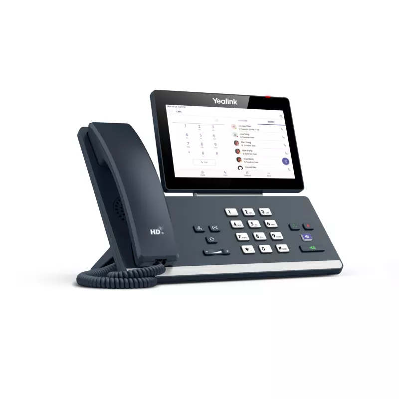 Yealink MP58 Microsoft Teams Edition, IP tālrunis, pelēks, vadu klausule, galda, Android, Microsoft Teams