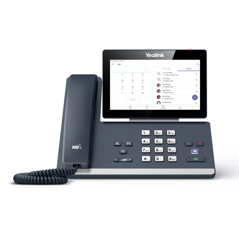 Yealink MP58 Microsoft Teams Edition, IP tālrunis, pelēks, vadu klausule, galda, Android, Microsoft Teams