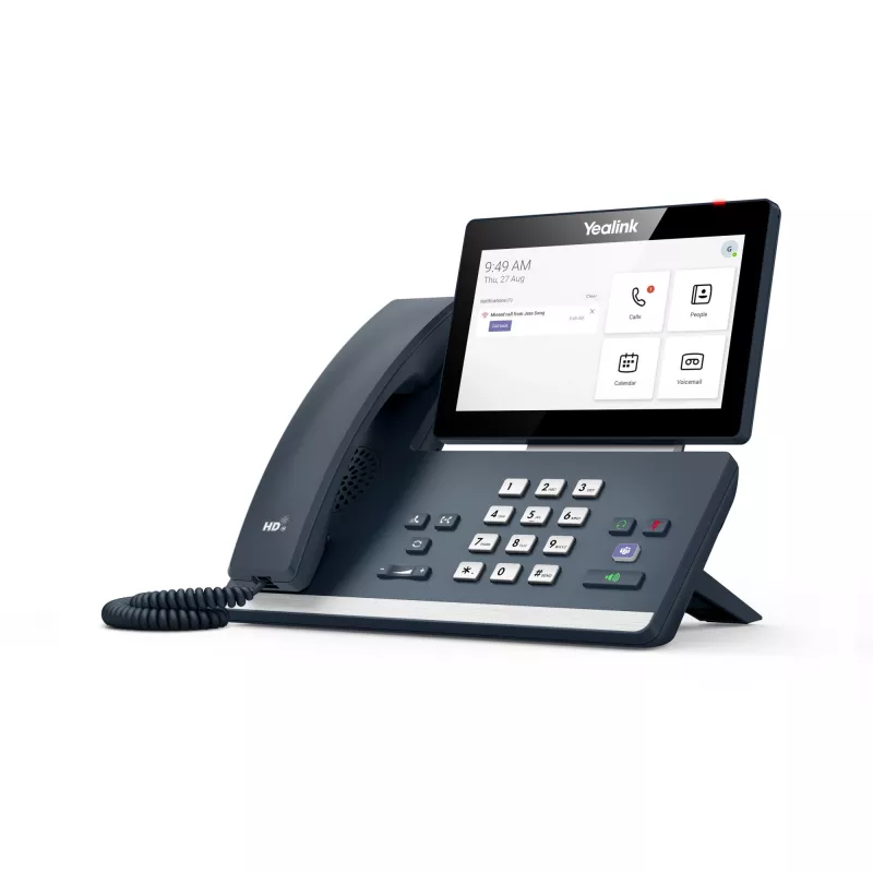 Yealink MP58 Microsoft Teams Edition, IP tālrunis, pelēks, vadu klausule, galda, Android, Microsoft Teams