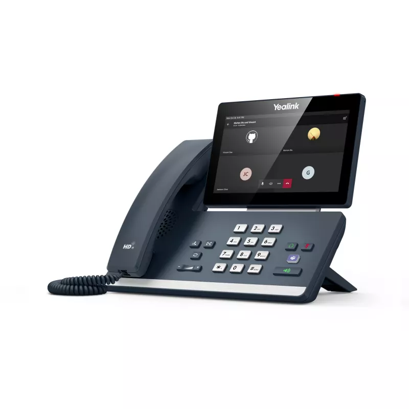 Yealink MP58 Microsoft Teams Edition, IP tālrunis, pelēks, vadu klausule, galda, Android, Microsoft Teams