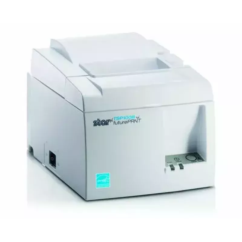 Termoprinteris Star Micronics TSP143IIIBI2 203 dpi ar iebūvētu griezēju, balts