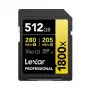 Zibatmiņa Lexar 512GB UHS-II SDXC Professional 1800x
