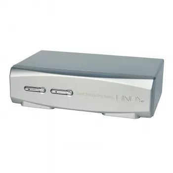 Lindy 2 Port KVM Switch Pro USB 2.0, DisplayPort 1.2 ar TTU