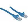 Intellinet tīkla komutācijas kabelis, Cat6A, 7,5 m, zils, varš, S/FTP, LSOH / LSZH, PVC, RJ45, apzeltīti kontakti, bez aizķeršanās, ar aizsarguzmavu, mūža garantija