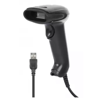 Manhattan Contact CCD rokas svītrkodu skeneris, USB, 60mm skenēšanas platums, kabelis 152cm, maks. apgaismojums 5 000 luksi (saules gaisma), melns, trīs gadu garantija