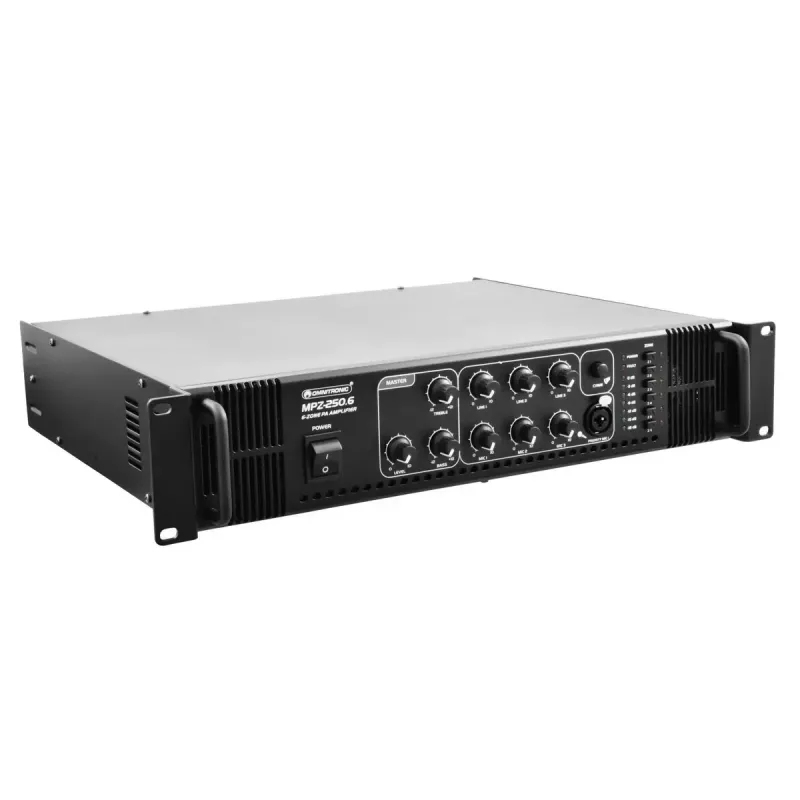 Audio pastiprinātājs Omnitronic 80709731 Performance/stage Melns