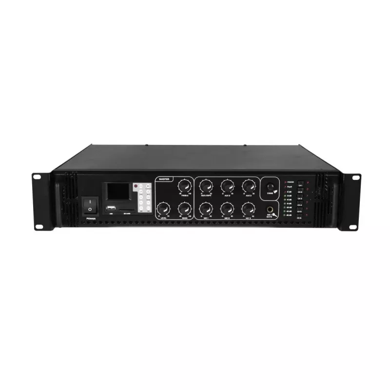 Audio pastiprinātājs Omnitronic 80709742 Performance/stage Melns