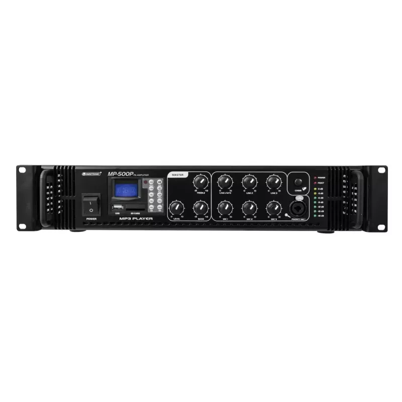 Audio pastiprinātājs Omnitronic 80709650 Performance/stage Melns