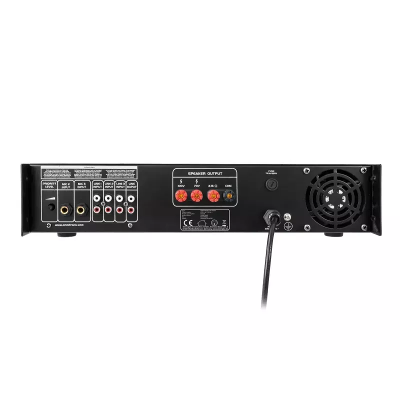 Audio pastiprinātājs Omnitronic 80709650 Performance/stage Melns