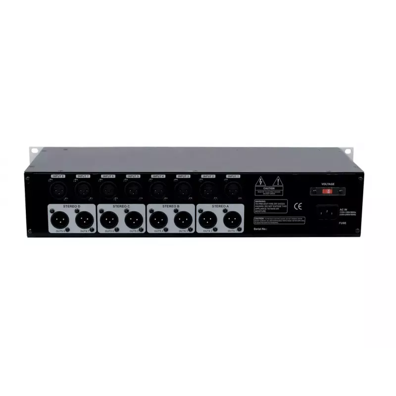 Mixer Omnitronic MZD-88 8 channels 20 - 20000 Hz Silver