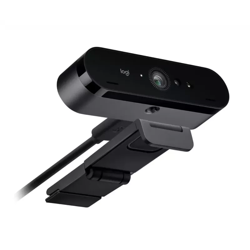 Logitech 4K Pro tīmekļa kamera 4096 x 2160 melna ar trokšņu slāpējošiem mikrofoniem