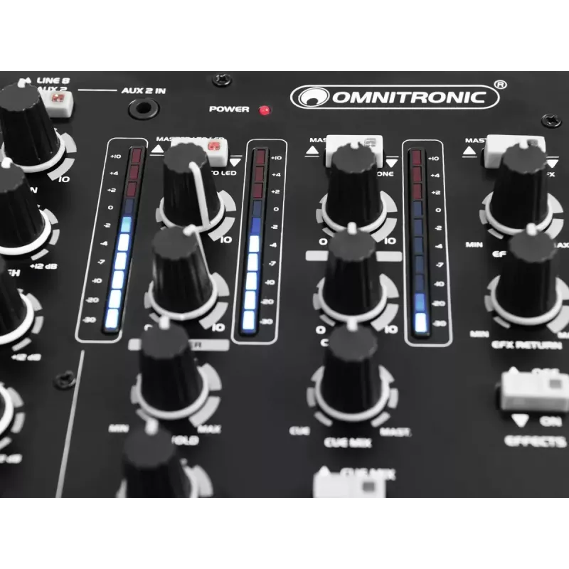 Mikseris Omnitronic CM-5300 5 kanālu 20 - 20000 Hz Melns