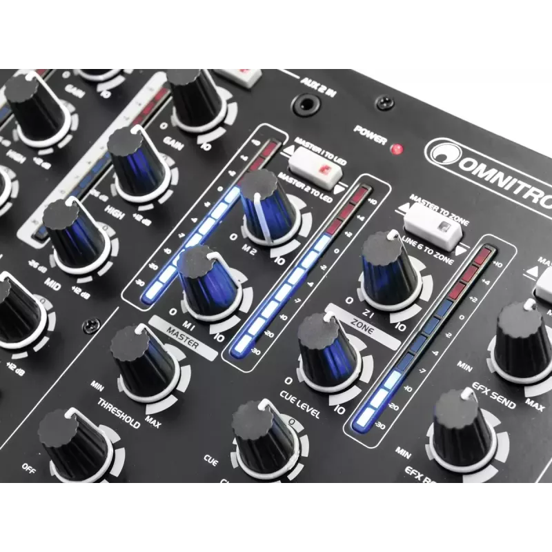 Mikseris Omnitronic CM-5300 5 kanālu 20 - 20000 Hz Melns