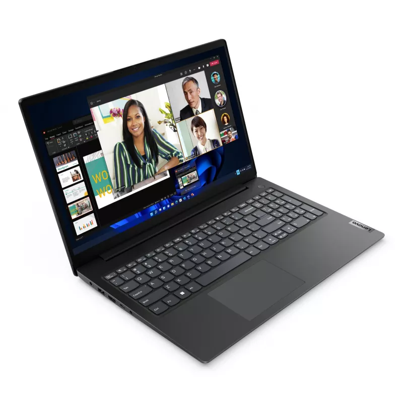 Lenovo V15 G4 IRU Intel® Core™ i3 i3-1315U klēpjdators 39,6 cm (15,6 collas) Full HD 8 GB DDR4-SDRAM 512 GB SSD Wi-Fi 6 (802.11ax) Windows 11 Home vācu Melna